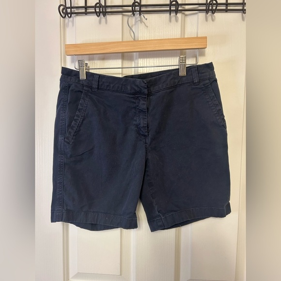 J. Crew Navy Blue Women's Shorts Size 6 - Picture 2 of 8